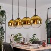 Gastor Lampadario a sospensione, Lampada a sfera, Lampada a sospensione Oro, Chiaro, 4-Luci