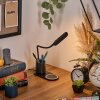 Debelmose Lampada da scrivania, Lampada da tavolo LED Nero, 1-Luce