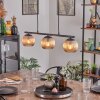 Koyoto Lampadario a sospensione, Lampada a sfera, Lampada a sospensione Ambrato, 3-Luci