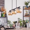 Koyoto Lampadario a sospensione, Lampada a sfera, Lampada a sospensione Ambrato, 3-Luci