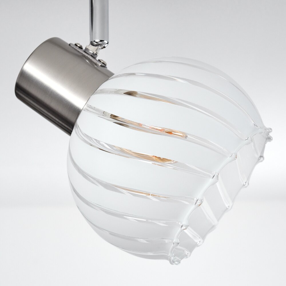 Dysted Plafoniera, Lampada a sfera Nichel opaco, 3-Luci