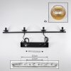 Koyoto Lampadario a sospensione, Lampada a sfera, Lampada a sospensione Oro, Chiaro, 4-Luci