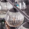 Koyoto Lampadario a sospensione, Lampada a sfera, Lampada a sospensione Chiaro, Grigio fumo, 4-Luci