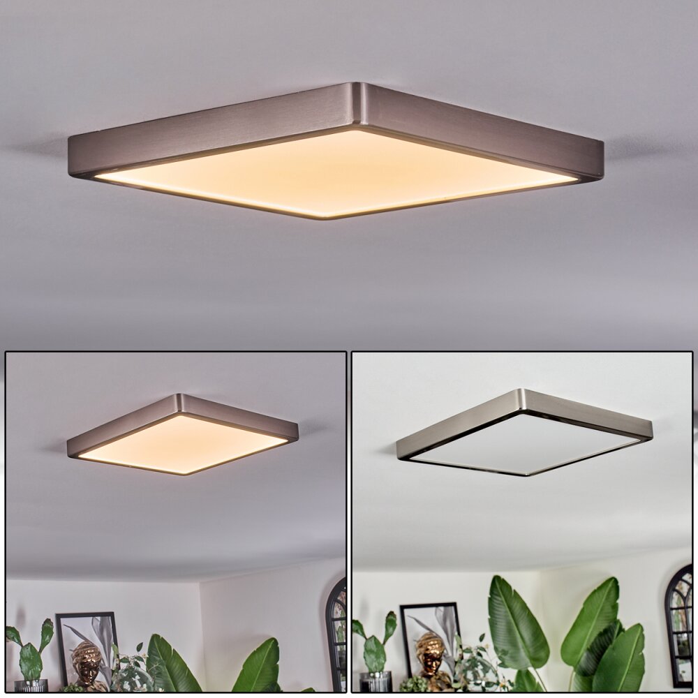 Finsrud Plafoniera, Panel LED Argento, 1-Luce main product photo