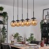 Gastor Lampadario a sospensione, Lampada a sfera, Lampada a sospensione Ambrato, 5-Luci