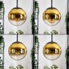 Gastor Lampadario a sospensione, Lampada a sfera, Lampada a sospensione Oro, Chiaro, 5-Luci