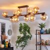 Gastor Plafoniera, Lampada a sfera Ambrato, Chiaro, 10-Luci