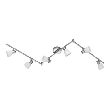 Trio CARICO Faretto da soffitto LED Nichel opaco, 6-Luci