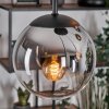 Gastor Lampadario a sospensione, Lampada a sfera, Lampada a sospensione Cromo, Chiaro, Grigio fumo, 5-Luci
