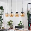 Gastor Lampadario a sospensione, Lampada a sfera, Lampada a sospensione Ambrato, 4-Luci