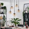 Gastor Lampadario a sospensione, Lampada a sfera, Lampada a sospensione Ambrato, Chiaro, 5-Luci
