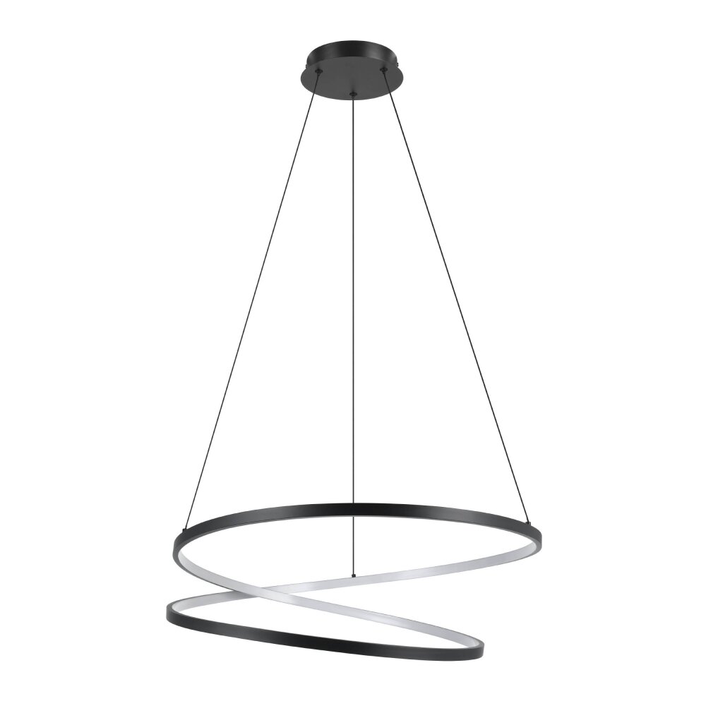Illuminazione Eglo RUOTALE Plafoniera LED Nero, 1-Luce main product photo