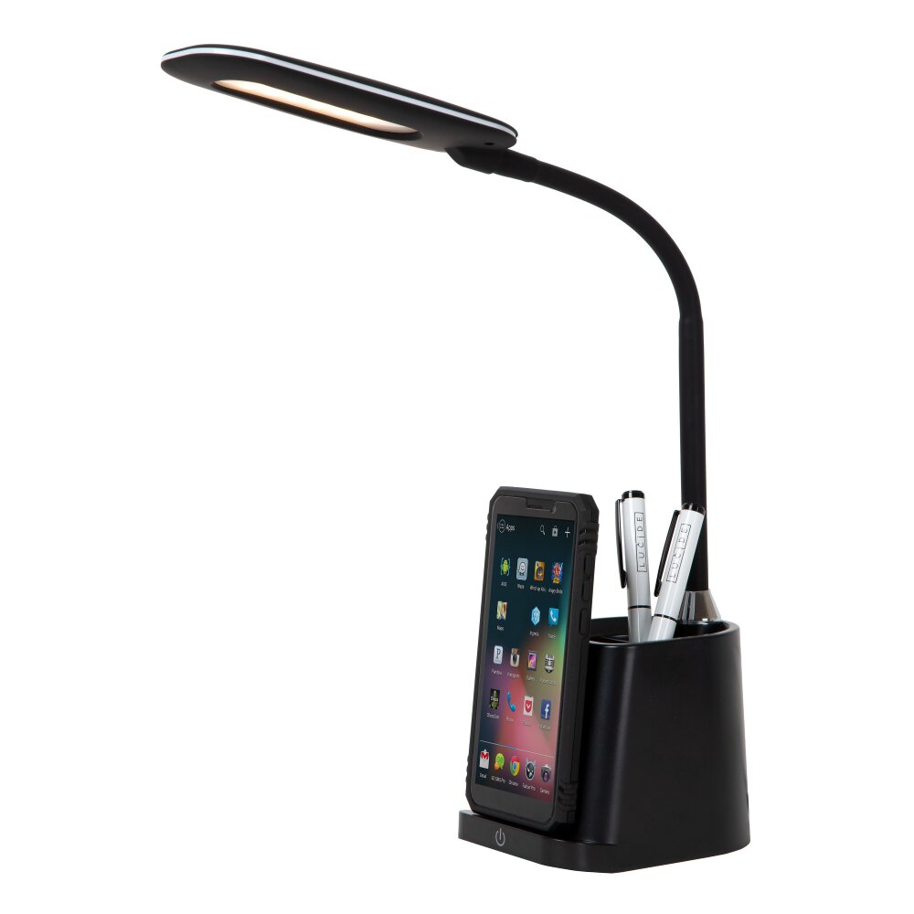 Illuminazione Lucide PENNY Lampada da scrivania LED Nero, 1-Luce