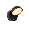 Illuminazione Lucide FINN Lampada da parete per esterno LED Nero, 1-Luce