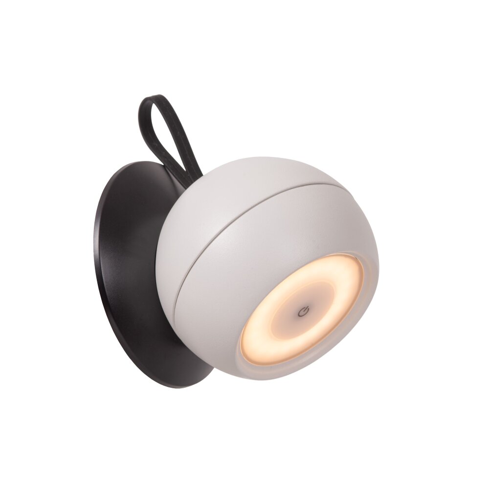 Illuminazione Lucide LUNEX Lampada da parete per esterno LED Nero, 1-Luce main product photo