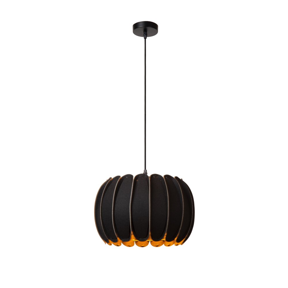 Illuminazione Lucide SPENCER Lampada a sospensione Nero, 1-Luce main product photo