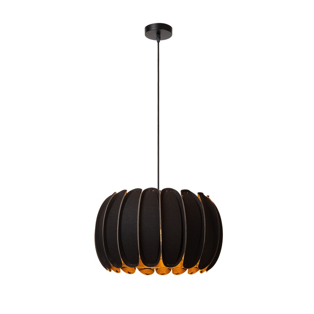 Illuminazione Lucide SPENCER Lampada a sospensione Nero, 1-Luce main product photo