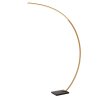 Illuminazione Lucide CURVE Lampada da terra, Lampade ad arco LED Nero, 1-Luce