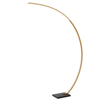 Illuminazione Lucide CURVE Lampada da terra, Lampade ad arco LED Nero, 1-Luce
