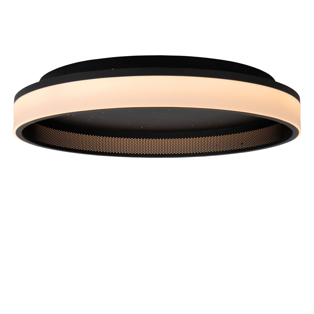 Illuminazione Lucide ESTREJA Plafoniera LED Nero, 1-Luce