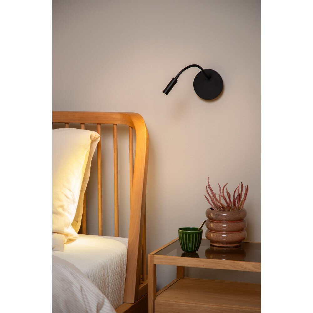 Illuminazione Lucide JOLIJN Applique LED Nero, 1-Luce main product photo