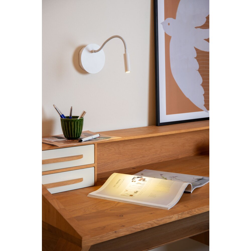 Illuminazione Lucide JOLIJN Applique LED Bianco, 1-Luce main product photo