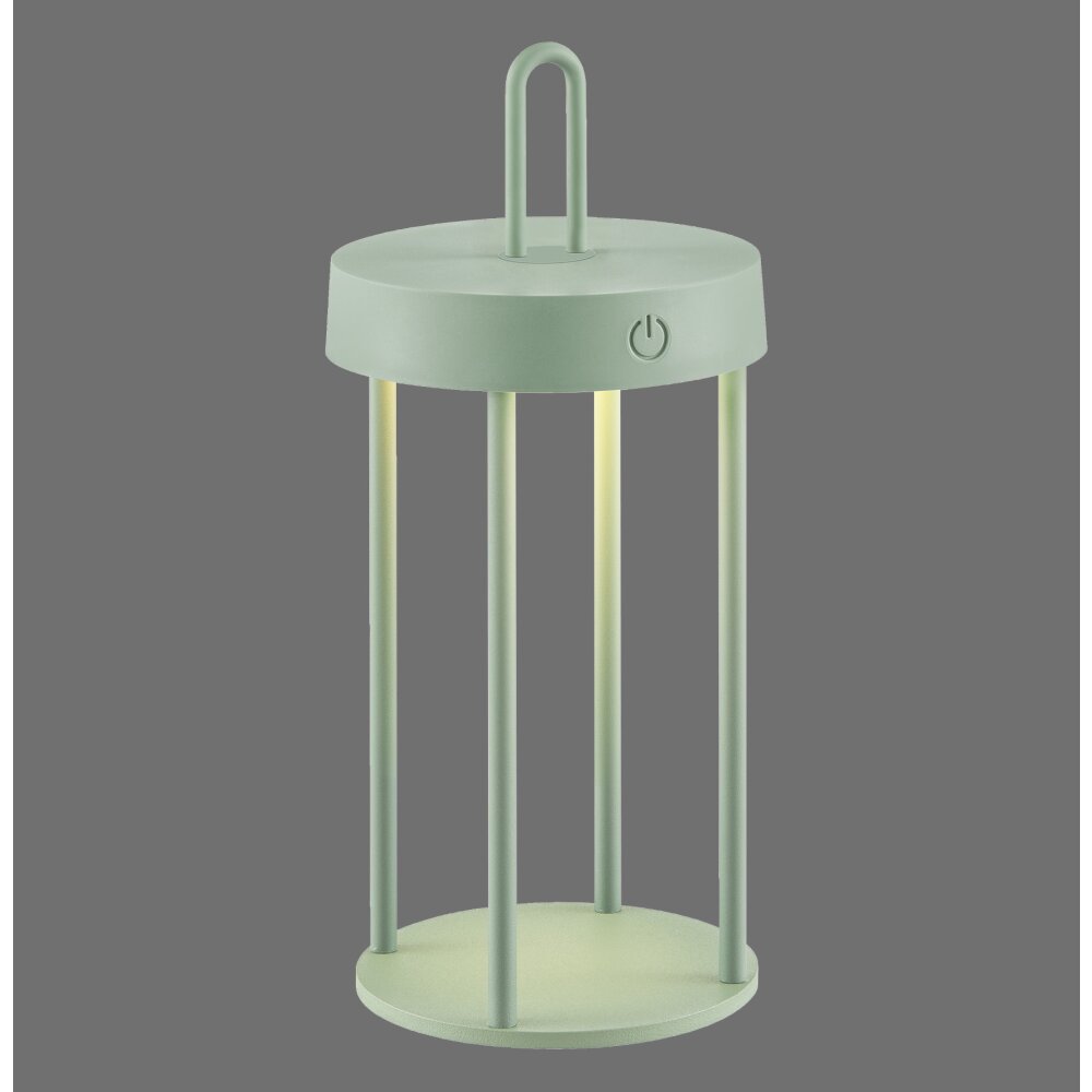 Illuminazione Leuchten Direkt ANSELM Lampada da tavolo LED Verde, 1-Luce main product photo
