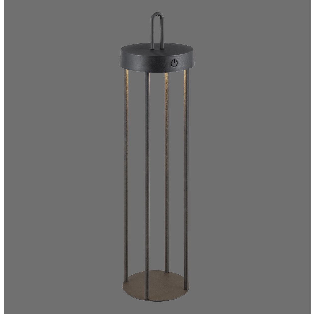 Illuminazione Leuchten Direkt ANSELM Lampada da terra LED Nero, 1-Luce main product photo