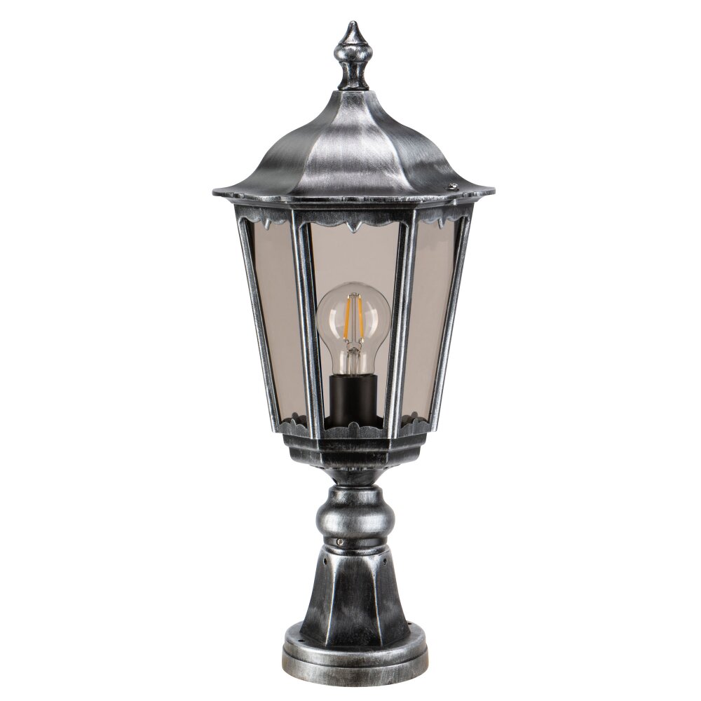 Illuminazione LCD Arrach Lampada da terra Nero, Argento, 1-Luce main product photo
