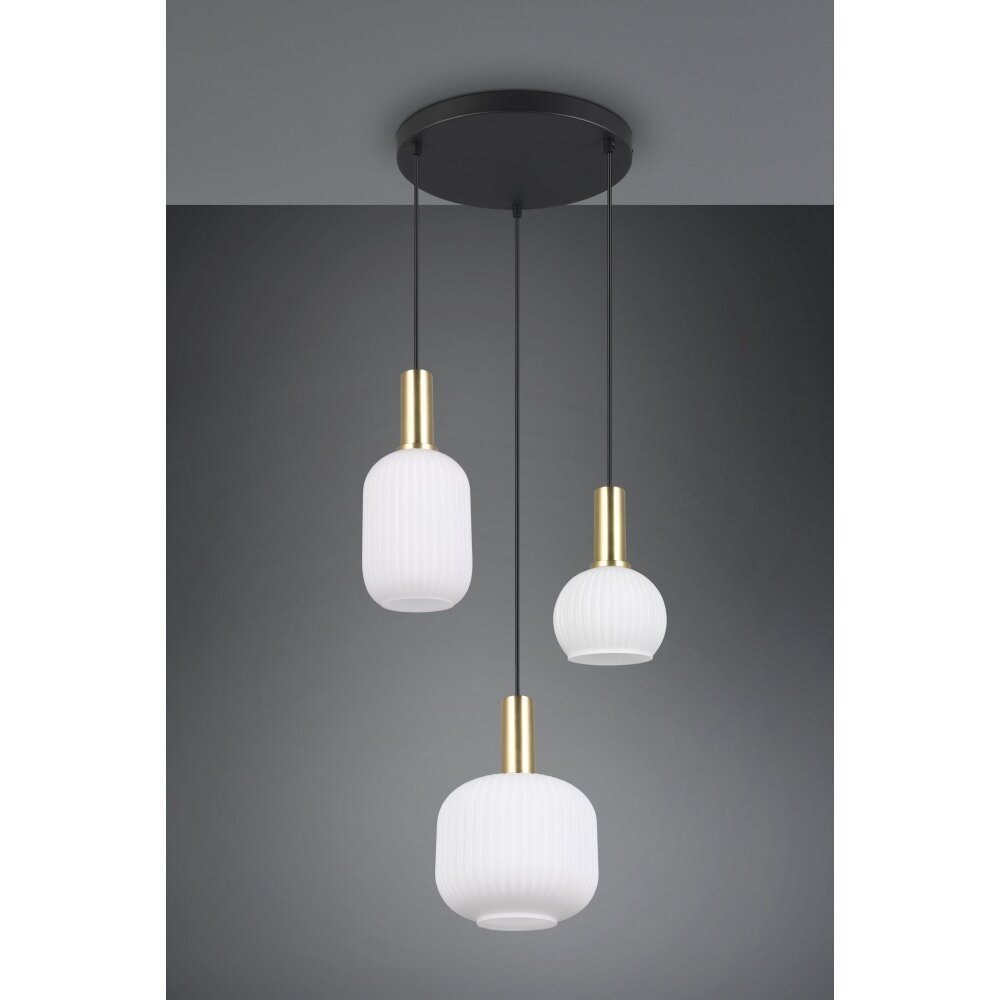 Illuminazione Trio Leuchten Diva Lampada a sospensione Ottone, 3-Luci main product photo