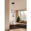 Illuminazione Trio Leuchten Diva Lampada a sospensione Nero, 3-Luci