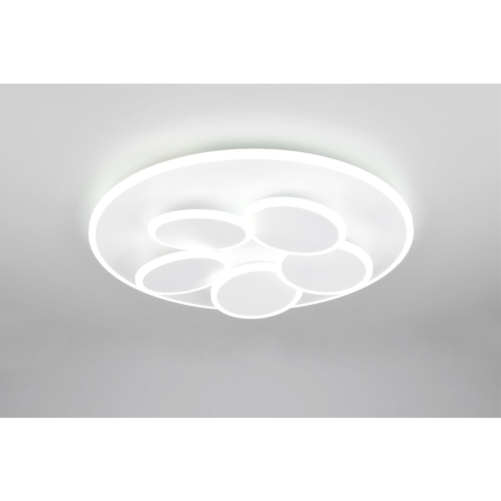 Illuminazione Trio Leuchten Mandala Plafoniera LED Bianco, 1-Luce, Telecomando main product photo