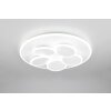 Illuminazione Trio Leuchten Mandala Plafoniera LED Bianco, 1-Luce, Telecomando