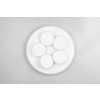 Illuminazione Trio Leuchten Mandala Plafoniera LED Bianco, 1-Luce, Telecomando