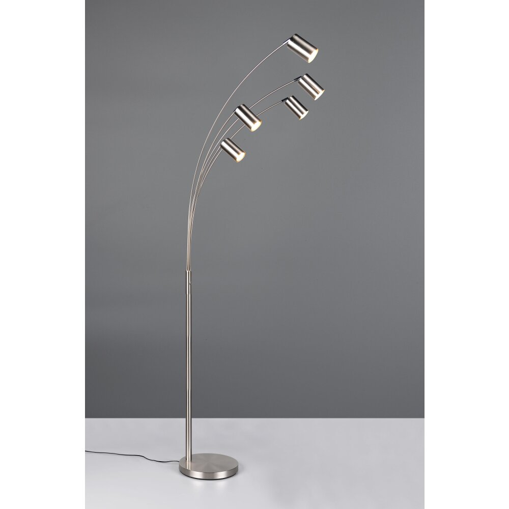 Illuminazione Trio Leuchten Marley Lampada da terra Nichel opaco, 5-Luci main product photo