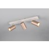 Illuminazione Trio Leuchten Marley Faretto da soffitto Marrone, 3-Luci