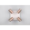 Illuminazione Trio Leuchten Marley Faretto da soffitto Marrone, 4-Luci