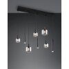 Illuminazione Trio Leuchten Mataro Nero, 8-Luci