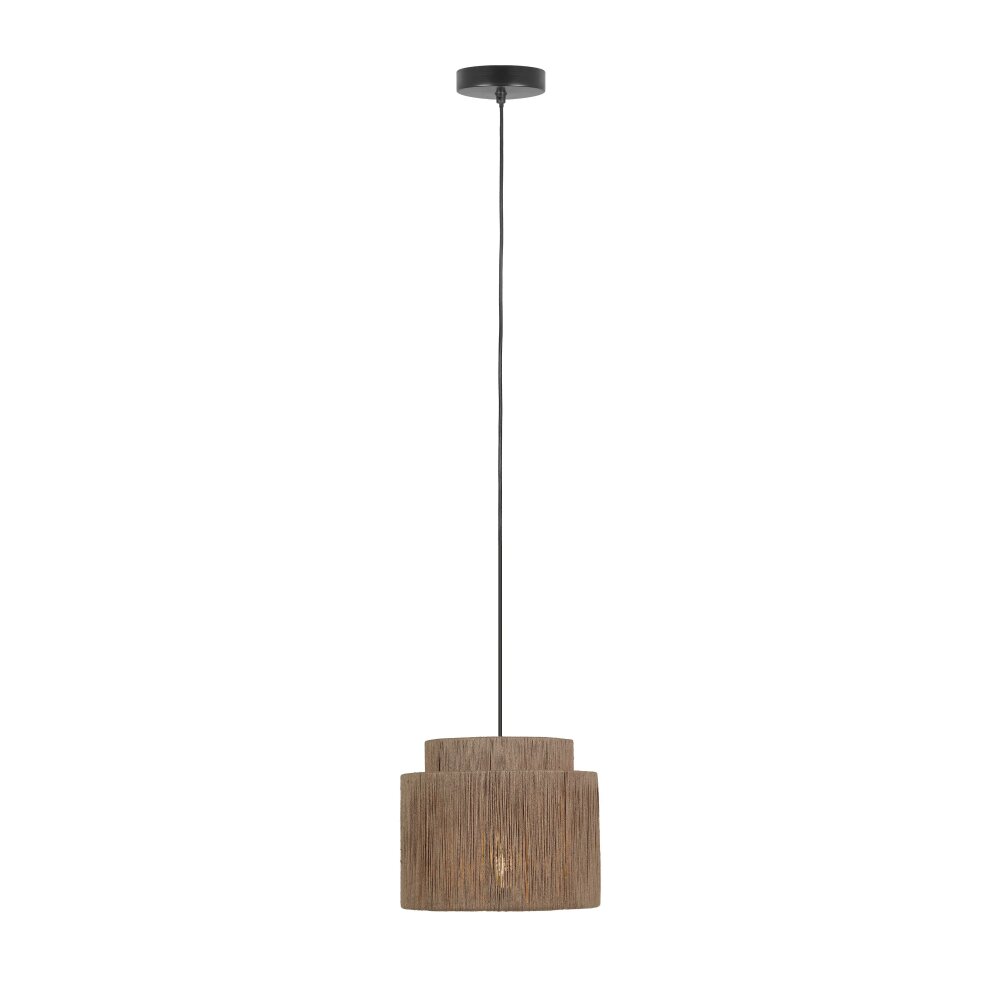 Illuminazione Trio Leuchten SMILLA Lampada a sospensione Nero, 1-Luce