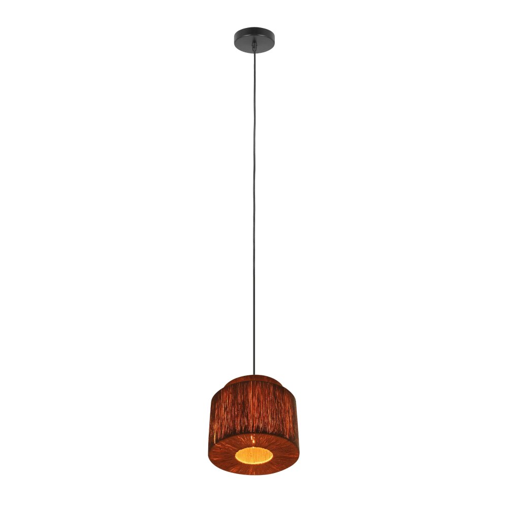 Illuminazione Trio Leuchten SMILLA Lampada a sospensione Nero, 1-Luce
