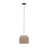 Illuminazione Trio Leuchten SMILLA Lampada a sospensione Nero, 1-Luce
