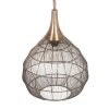 Illuminazione Trio Leuchten SORAYA Lampada a sospensione Ottone antico, 1-Luce Illuminazione Trio Leuchten SORAYA Lampada a sospensione Ottone antico, 1-Luce