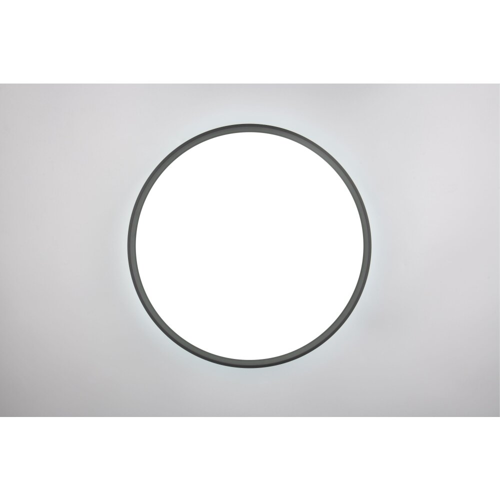 Illuminazione Reality Spacy Plafoniera LED Nero, 1-Luce, Telecomando