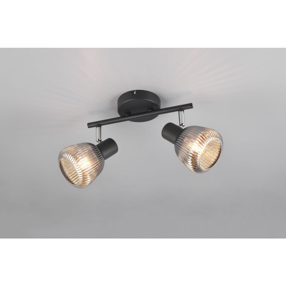 Illuminazione Trio Leuchten Tarifa Faretto da soffitto Nero, 2-Luci main product photo