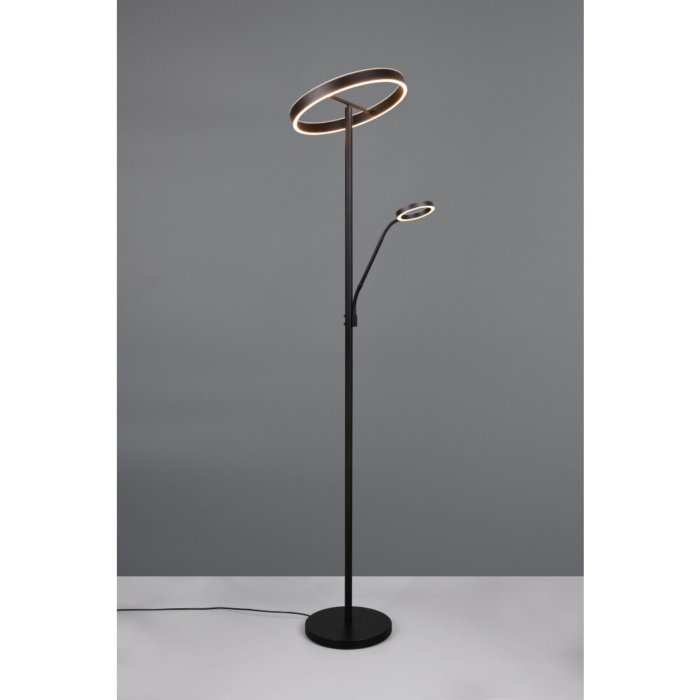 Illuminazione Trio Leuchten Willis Lampada da terra LED Nero, 2-Luci main product photo