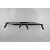 Illuminazione Trio Leuchten Zeno Plafoniera LED Nero, 5-Luci, Telecomando