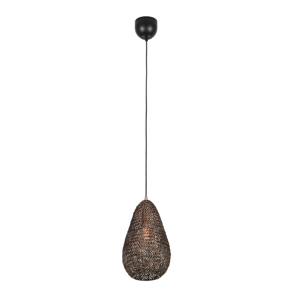 Illuminazione Trio Leuchten ZIVA Lampada a sospensione Ottone antico, 1-Luce main product photo