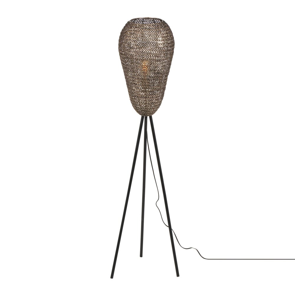 Illuminazione Trio Leuchten ZIVA Lampada da terra Ottone antico, 1-Luce main product photo
