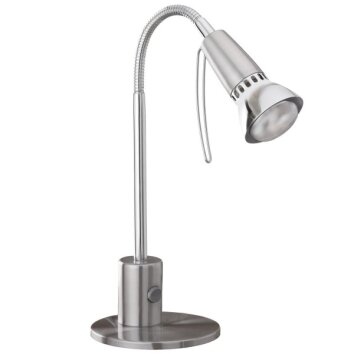 Eglo FOX 1 Lampada da Tavolo Nichel opaco Eglo FOX 1 Lampada da Tavolo Nichel opaco