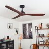 Follseland ventilatore da soffitto Marrone, Aspetto del legno, Nero